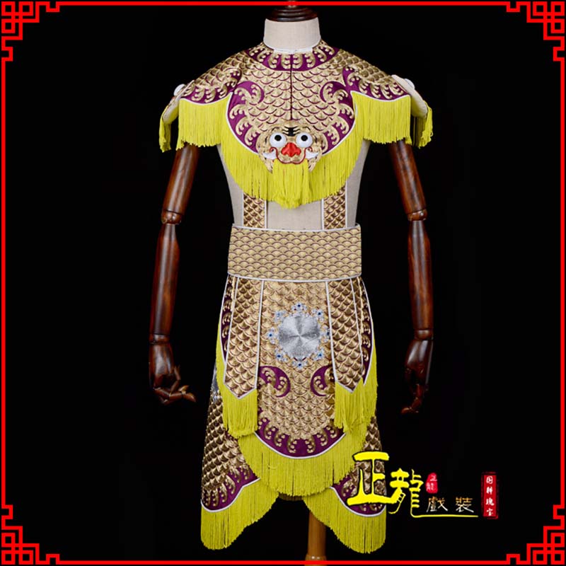 古田武将士兵云肩鱼鳞侉子